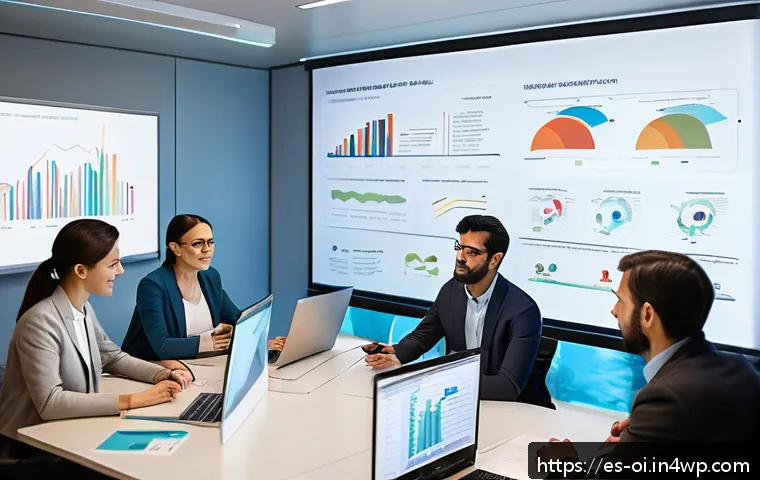 인과관계 추론 훈련을 위한 피어 리뷰 과정 - A professional academic setting showing a diverse group of researchers engaged in a detailed peer re...